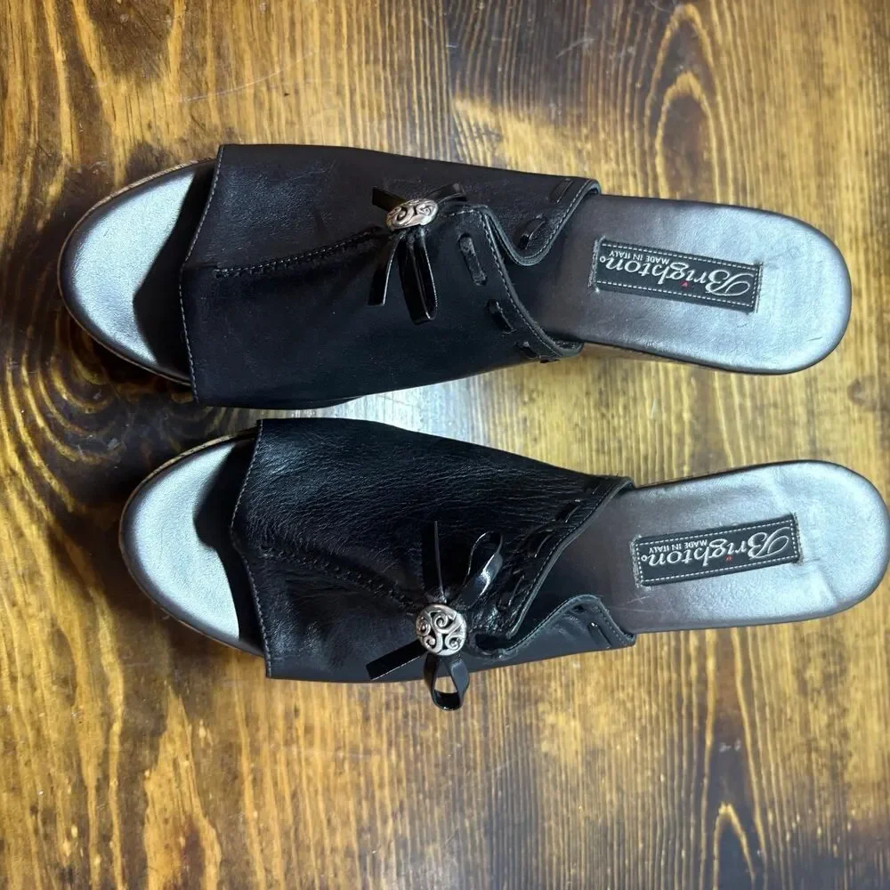 Brighton Shore Black Wedges Size‎ 6